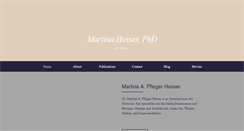 Desktop Screenshot of martinahesser.com